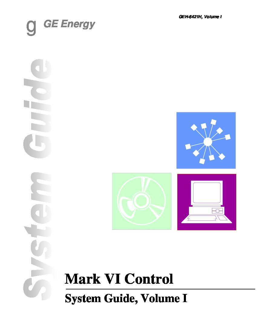 First Page Image of IS200VCRCH1BBB GEH-6421 Speedtronic Mark V Vol I Instruction Manual.pdf